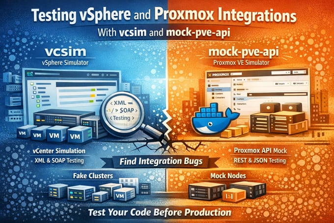 vsphere proxmox simulators